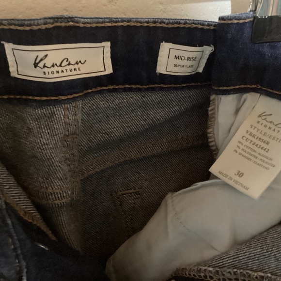 KanCan Mid-Rise Women’s Jeans | Super Flare | Button Fly | Size 30 - Picture 2 of 3